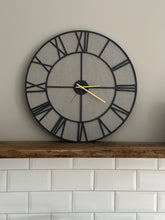 Load image into Gallery viewer, Roman numerals clock