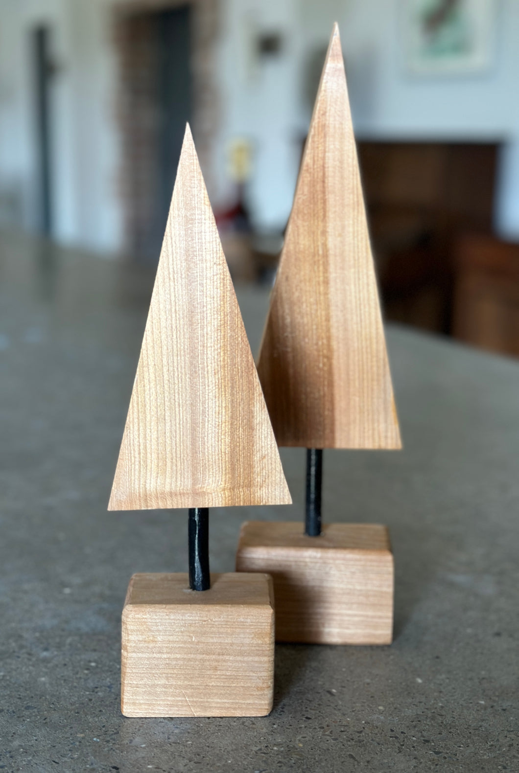 Wooden Christmas tree decoration