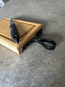 Mini board with iron handle