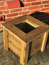 Load image into Gallery viewer, Brunswick Solid Wood Planter // Made to order
