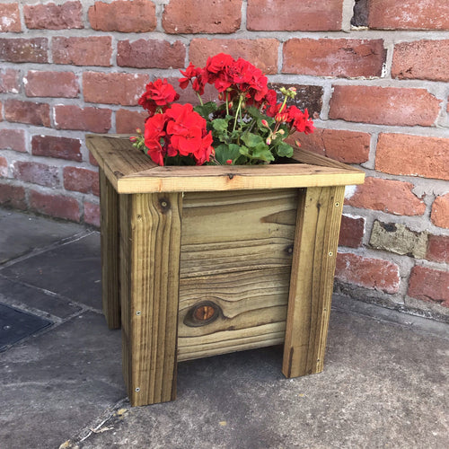 Wooden planter - Willow Leaf Gifts